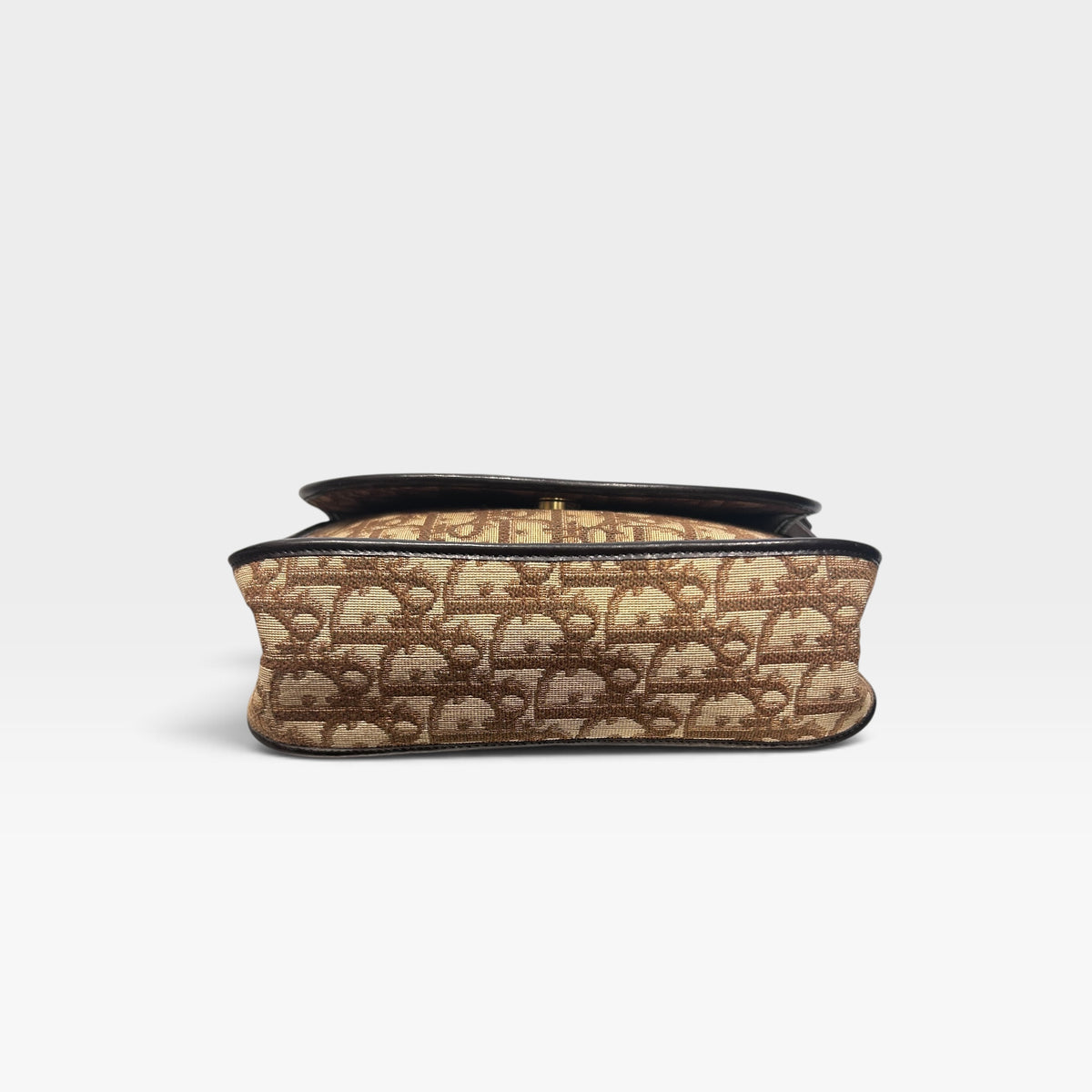 Vintage Christian Dior Oblique Shoulder Bag | Late 1970s-Early 1980s