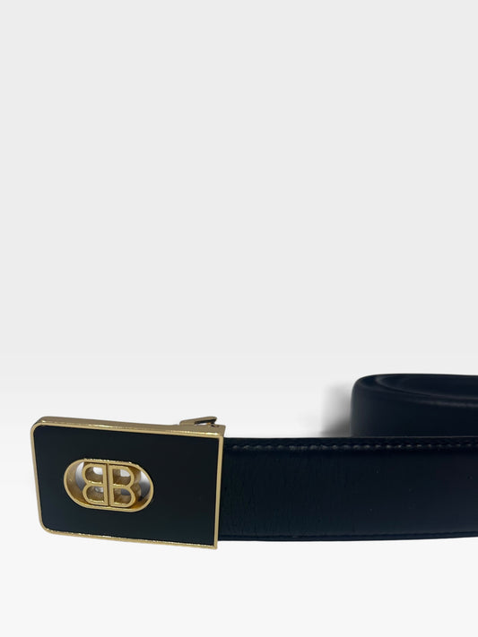 Vintage Balenciaga Leather Belt|1980s