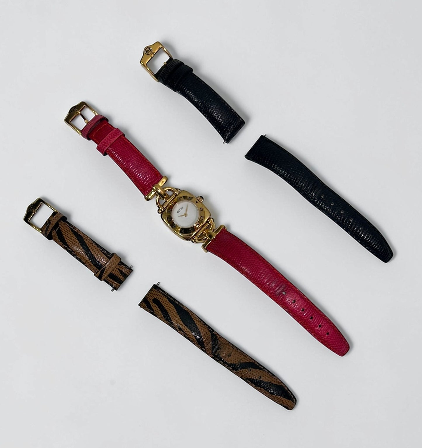 Vintage Gucci Interchangeable Strap Watch Set| 1990