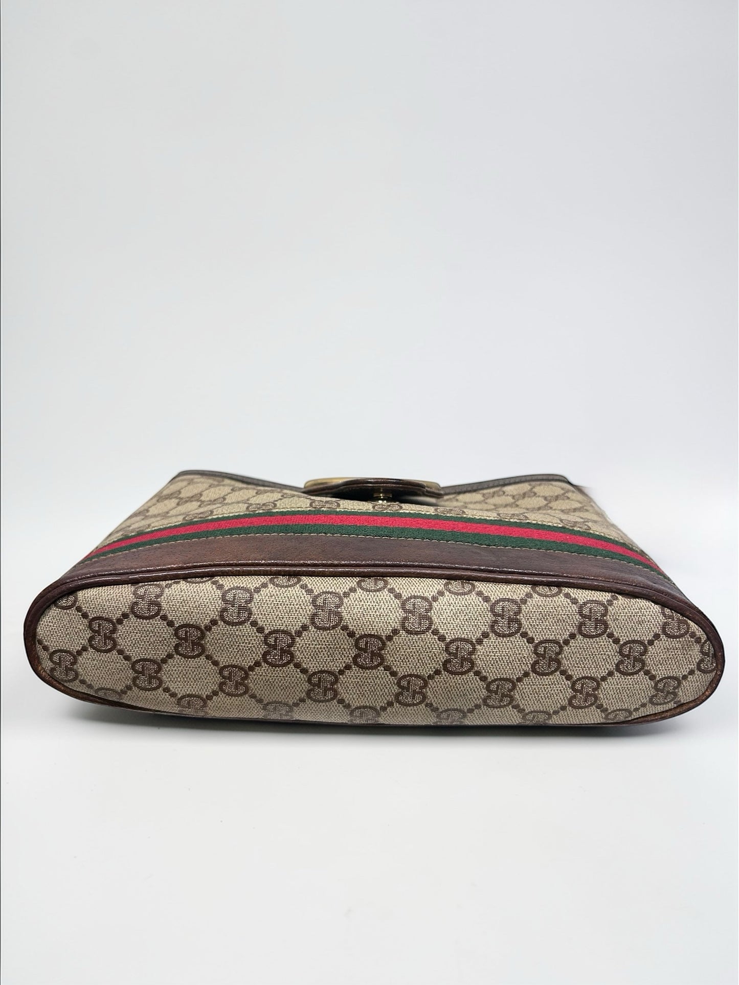 Vintage Gucci Monogram Web Shoulder Bag | 1980’s