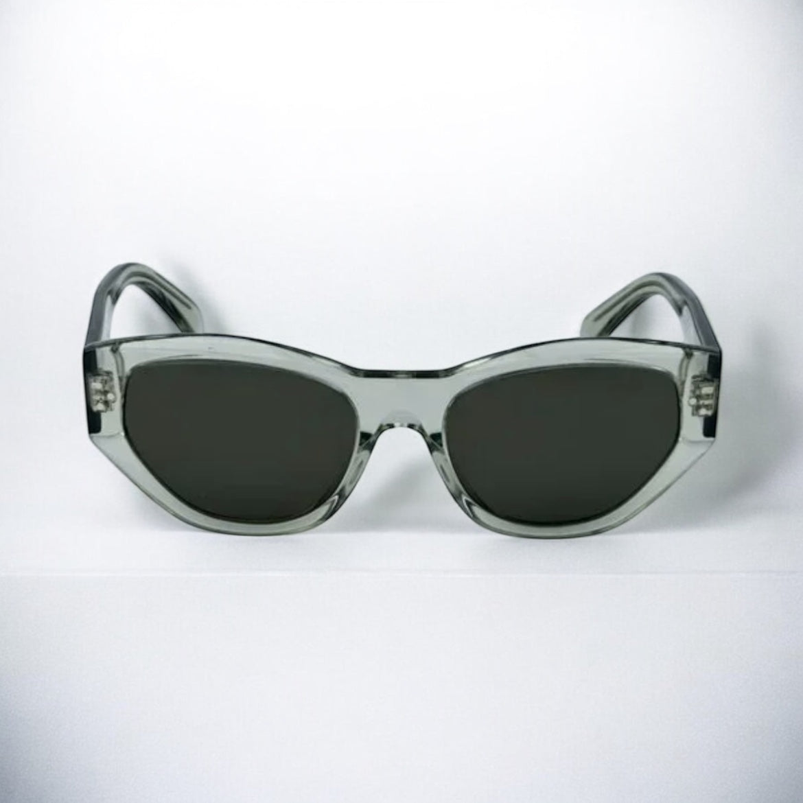 Celine Transparent green Cat eye sunglasses