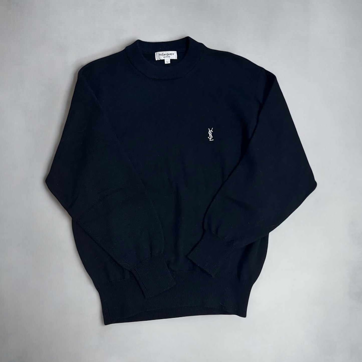 Vintage Yves Saint Laurent Wool Knit Sweater |90’s