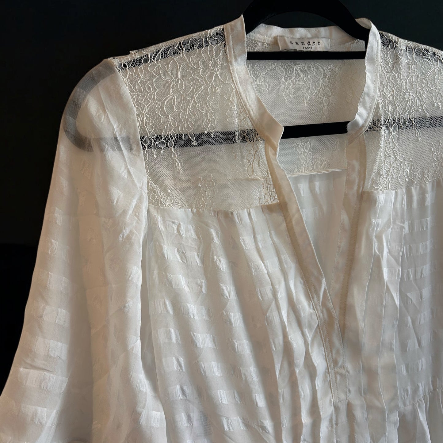 Sandro white dress