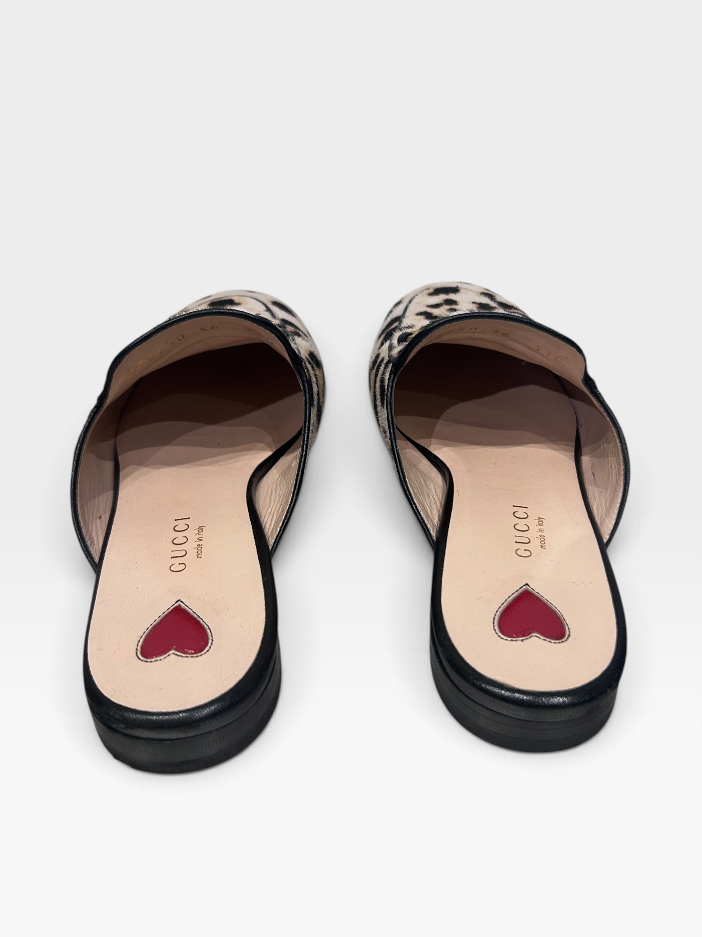 Gucci Leopard Print Horsebit Mule Loafers