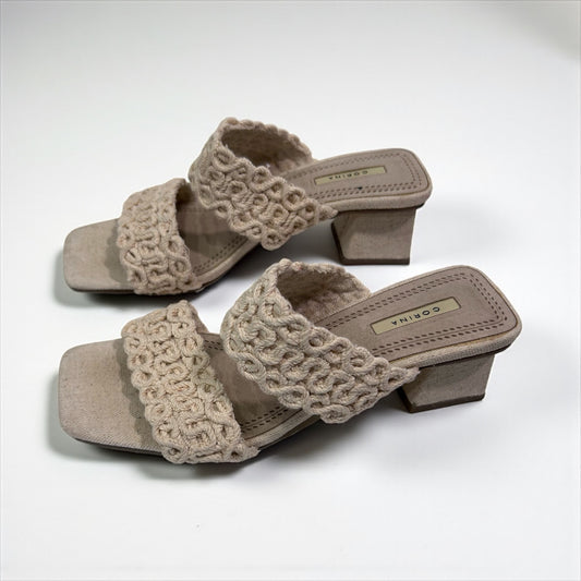 Vintage Crochet Mules
