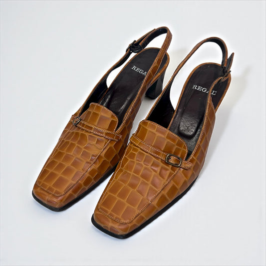 Regal Handcrafted Slingback Heels