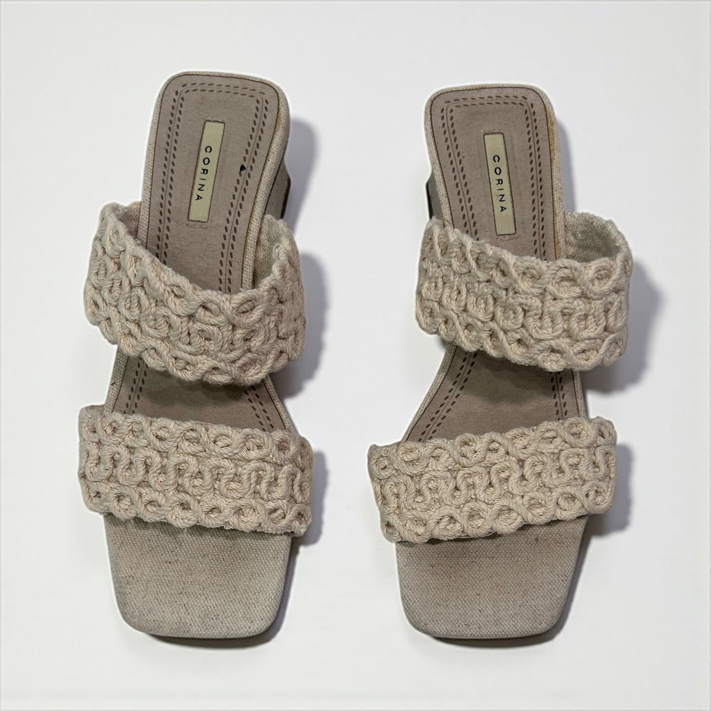 Vintage Crochet Mules
