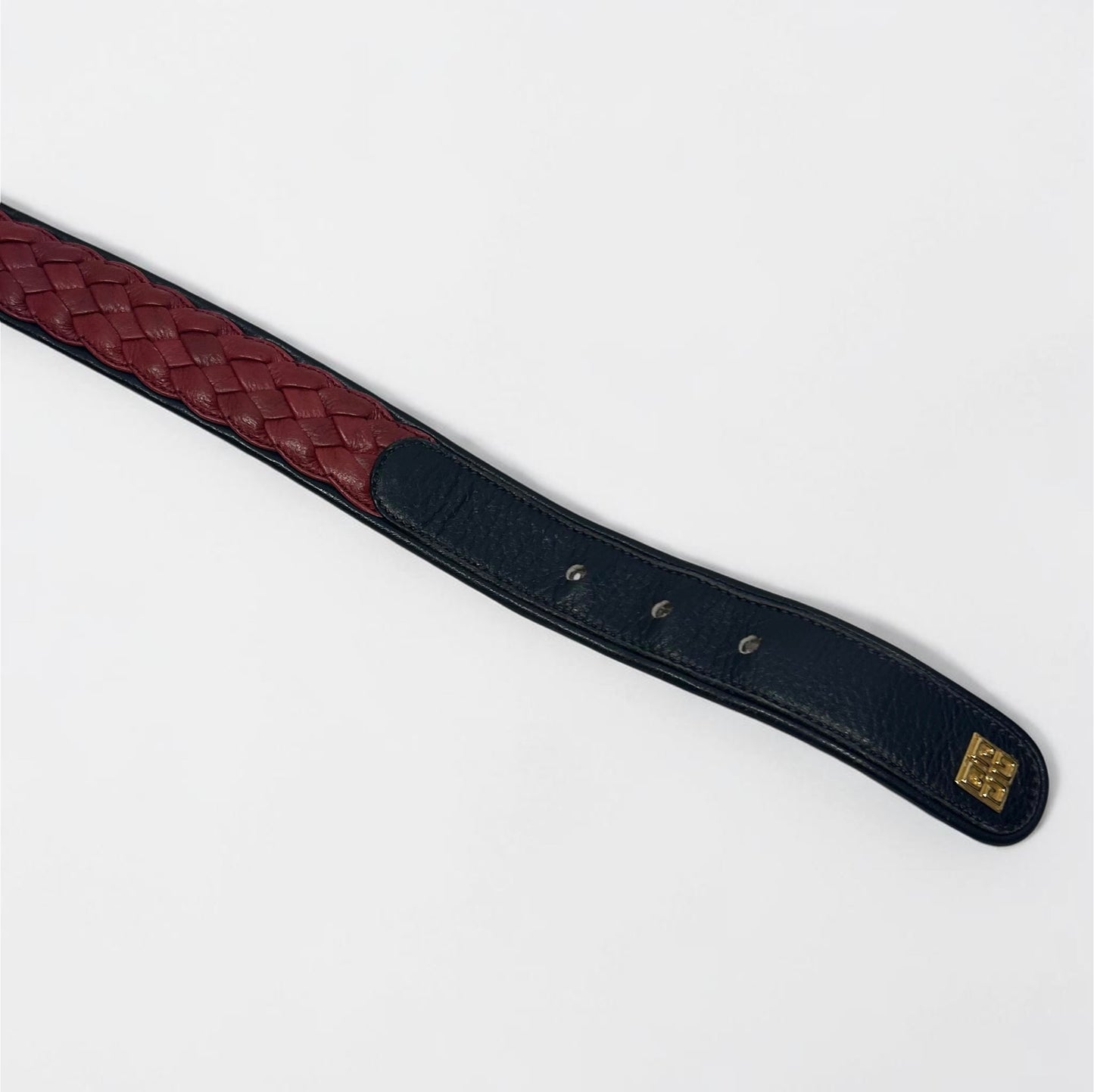 Vintage Givenchy Braided Leather Belt| Late 90s