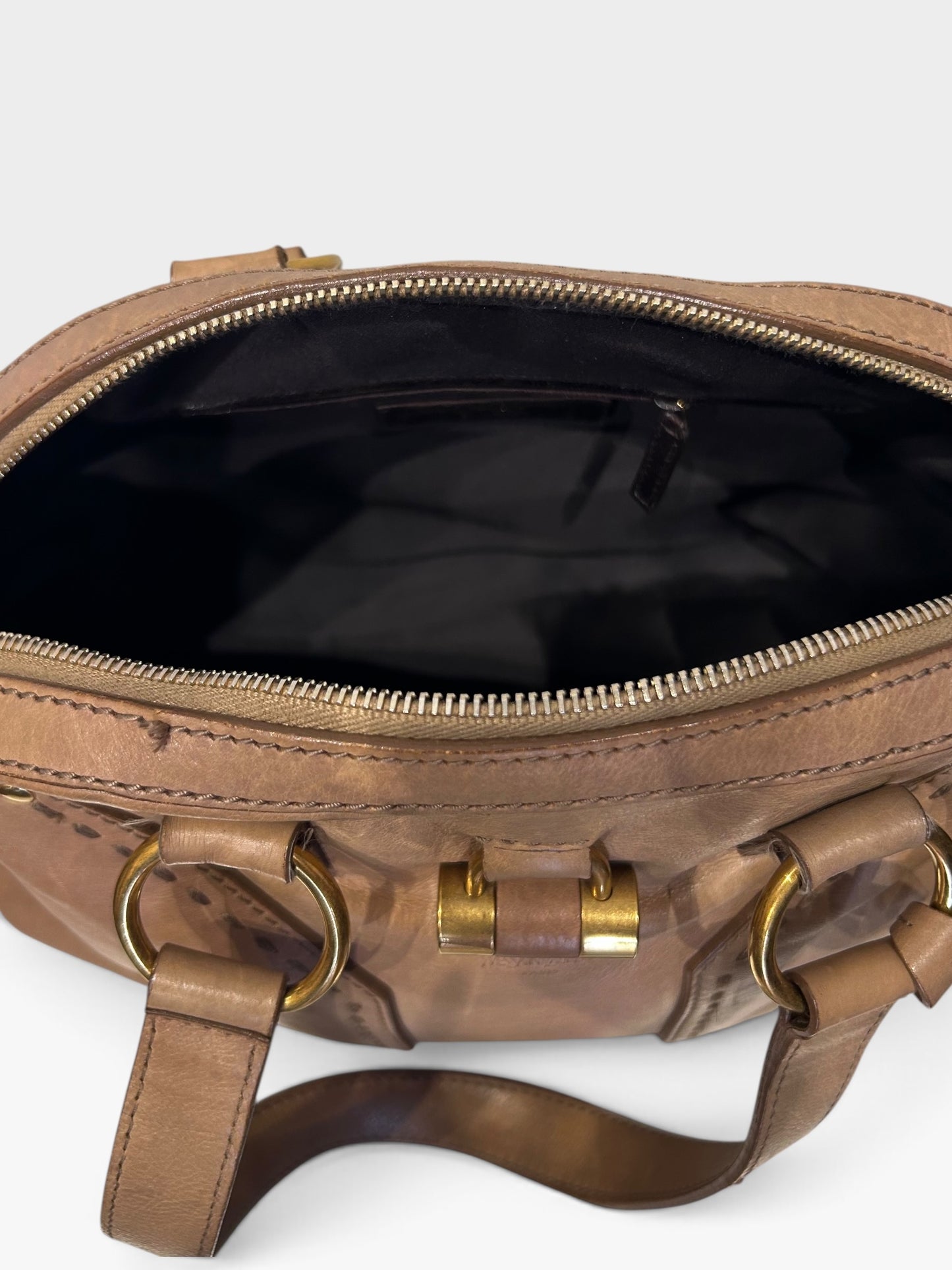 Vintage Yves Saint Laurent Muse Leather Shoulder Bag |Early 2000s