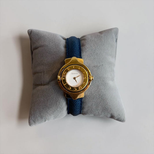 Vintage Gucci Gold Plated Interchangeable Bangle Watch | Mid 1990s