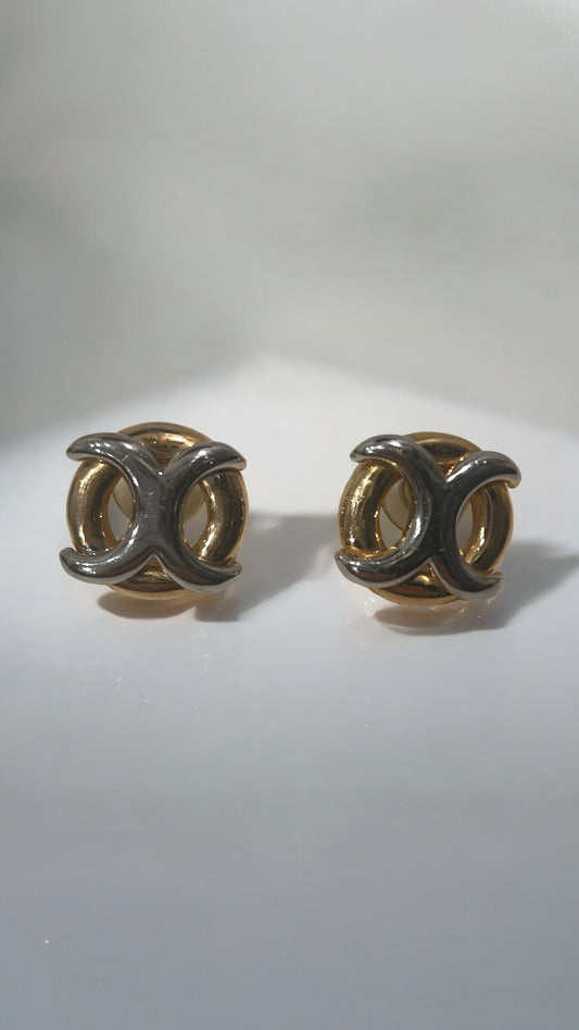 Vintage Gold&silver earrings