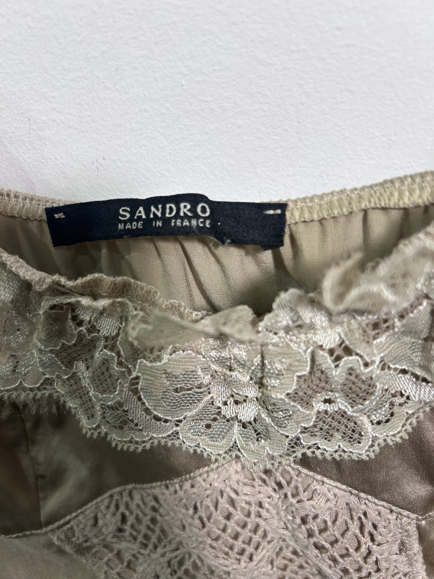 Early 2000s Sandro silk top