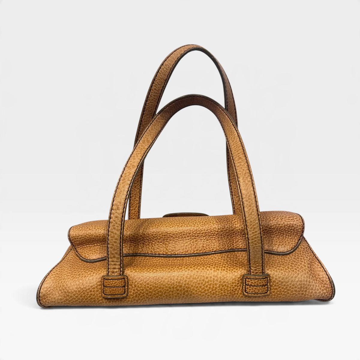Vintage Tod’s Tan Leather Shoulder Bag | Early 2000s