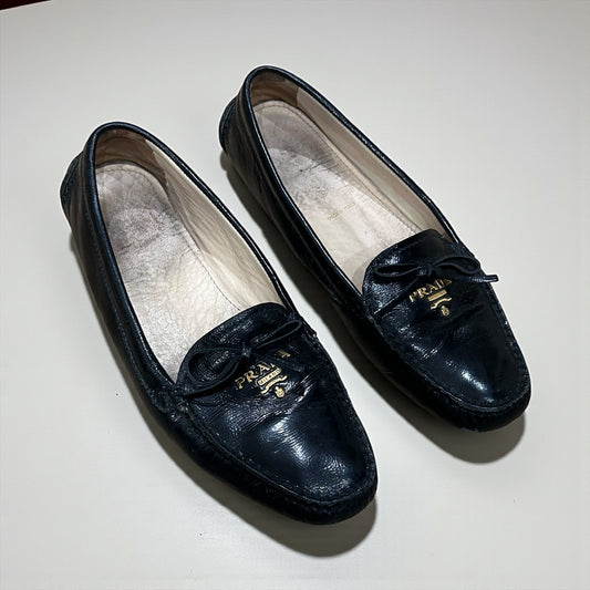 Prada Leather Loafers |Early 2000’s