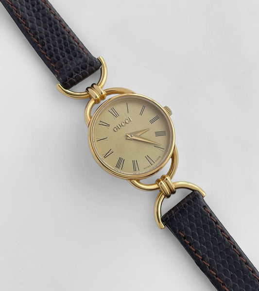 90’s Gucci Round Gold Watch