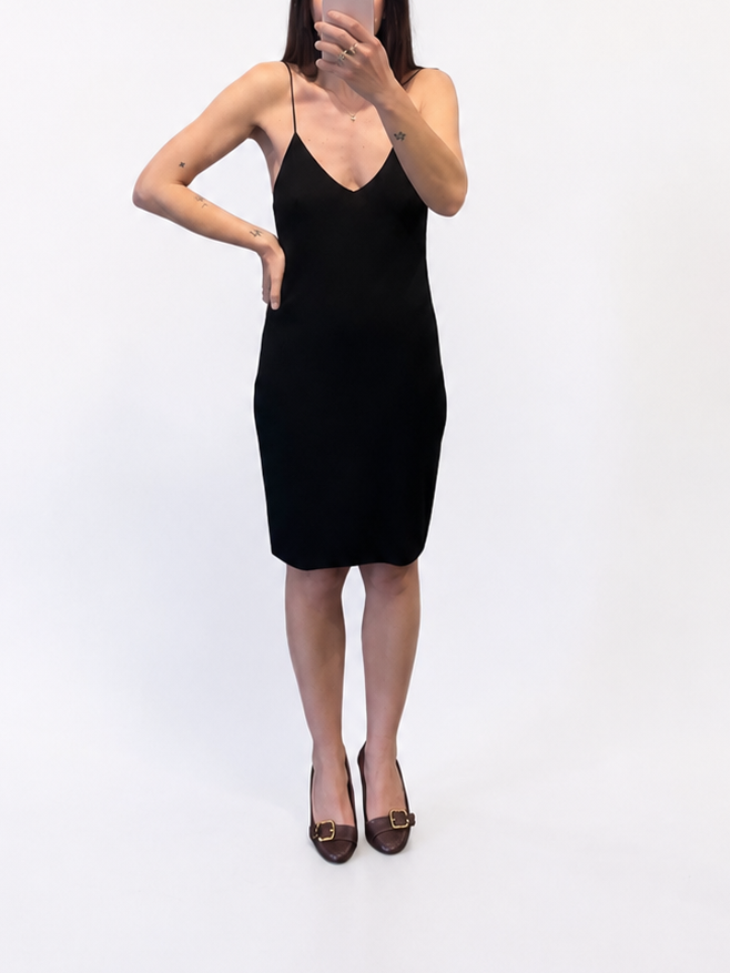 T by Alexander Wang knit slip dress