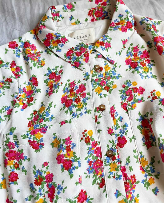 Sézane Adele shirt midi dress