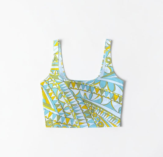 Emilio Pucci Printed Crop Top
