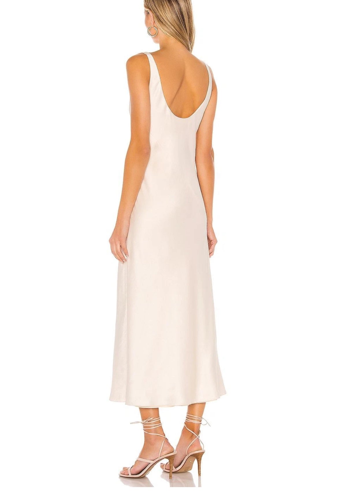 Line&Dot Satin maxi dress