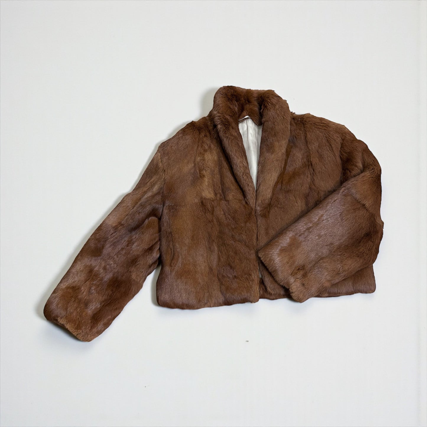 Vintage Cropped Mink Fur Jacket| 1970s