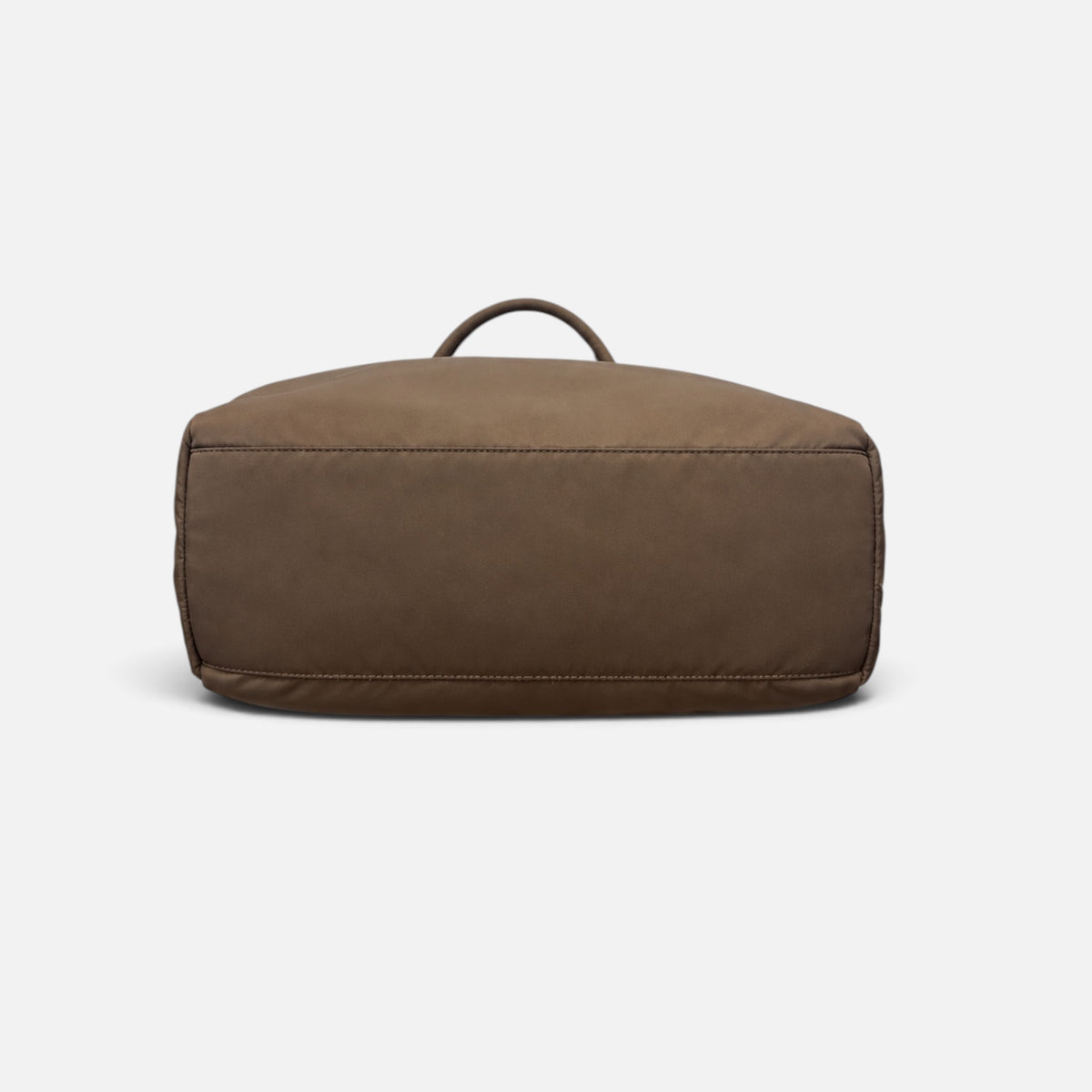 Vintage Prada Brown Nylon Tote Bag| Early 2000s