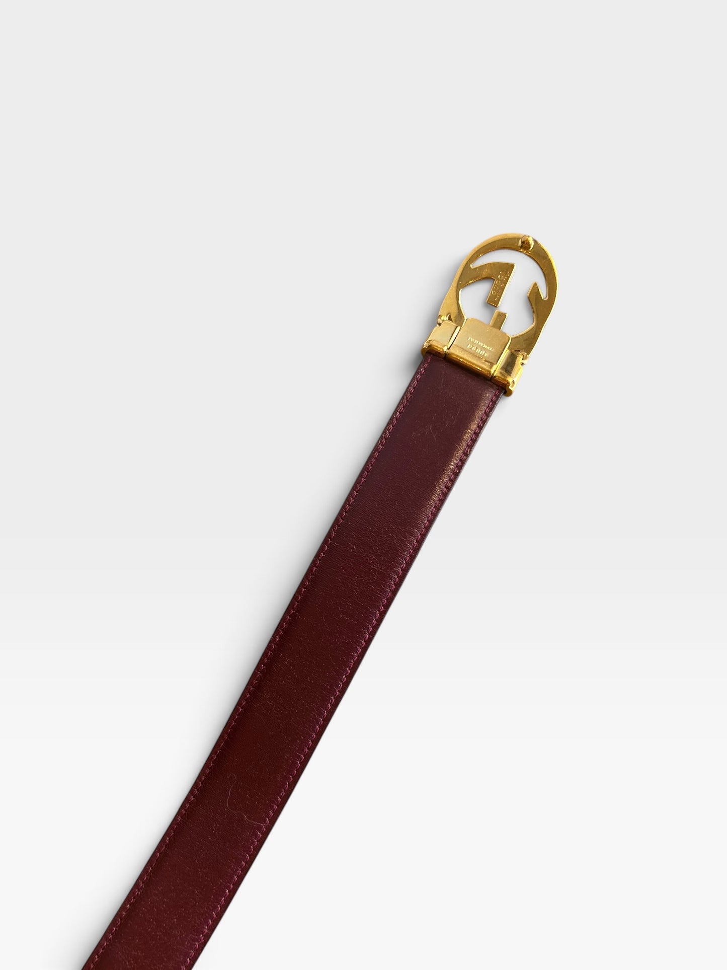 Vintage Gucci Reversible Leather GG Belt | Early 2000s