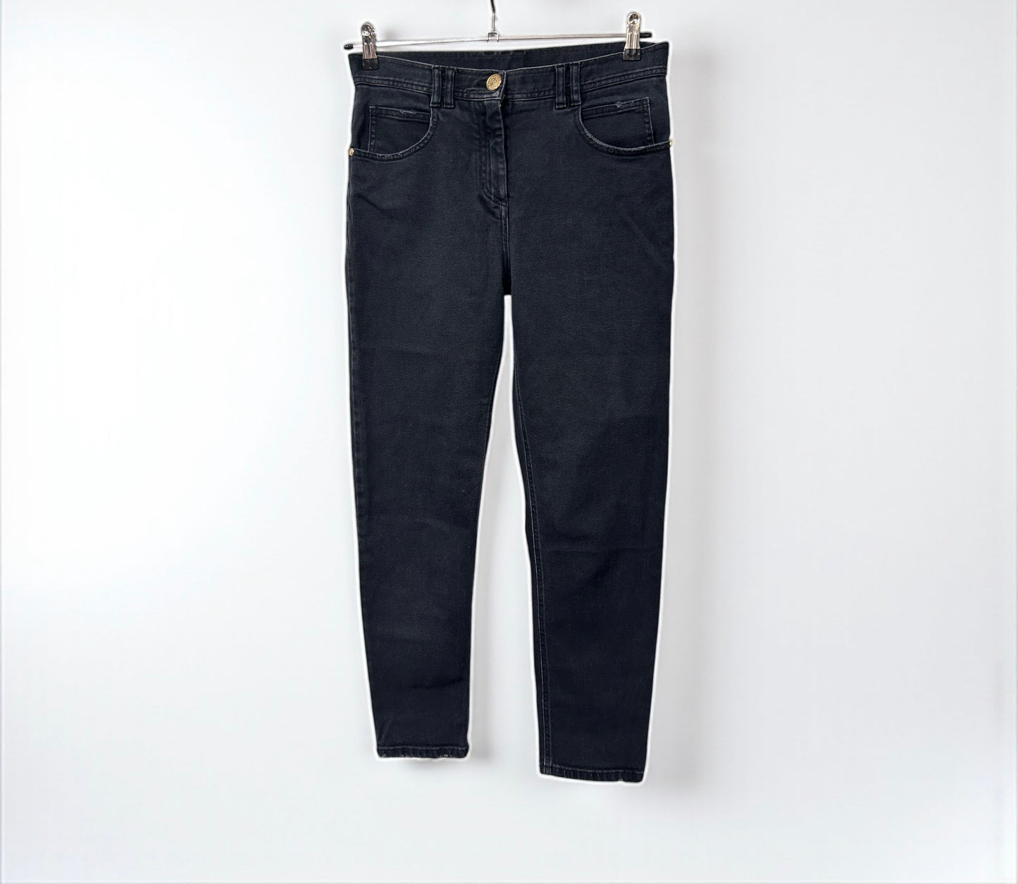 Balmain Vintage Low-Rise Straight Jeans
