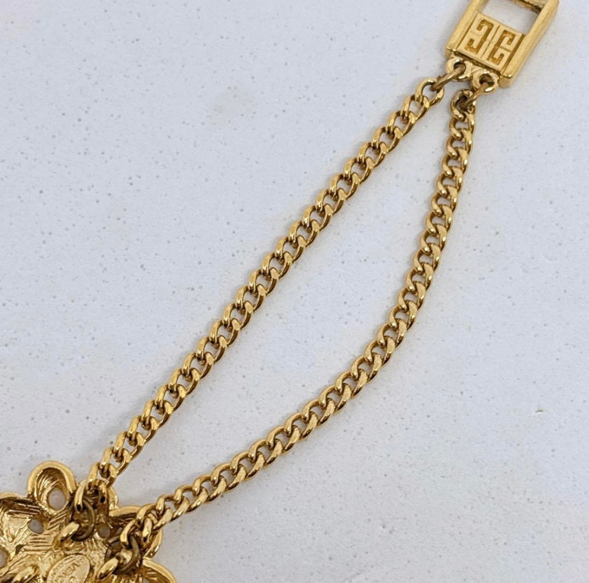 Vintage Givenchy Gold-Plated Chain Bracelet | 1990s