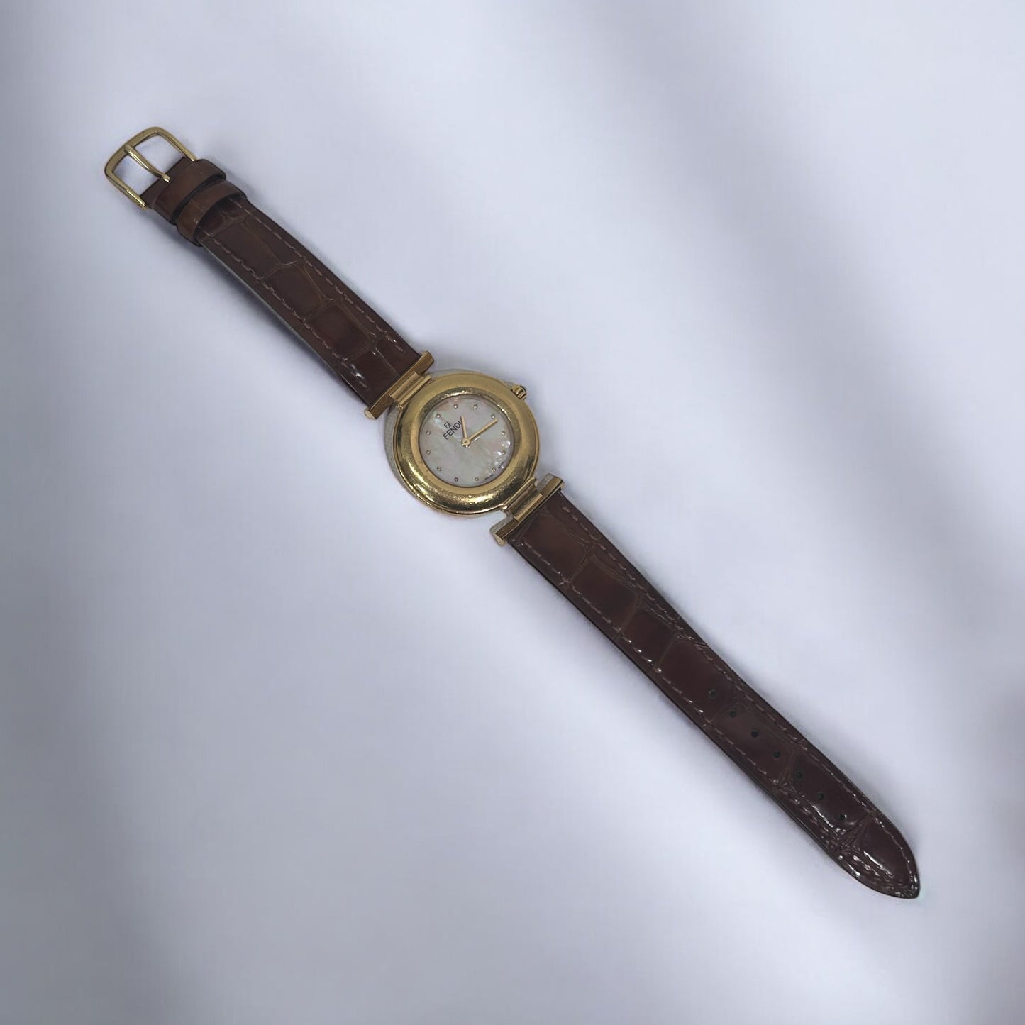 Vintage Fendi Mothet of pearl dial watch