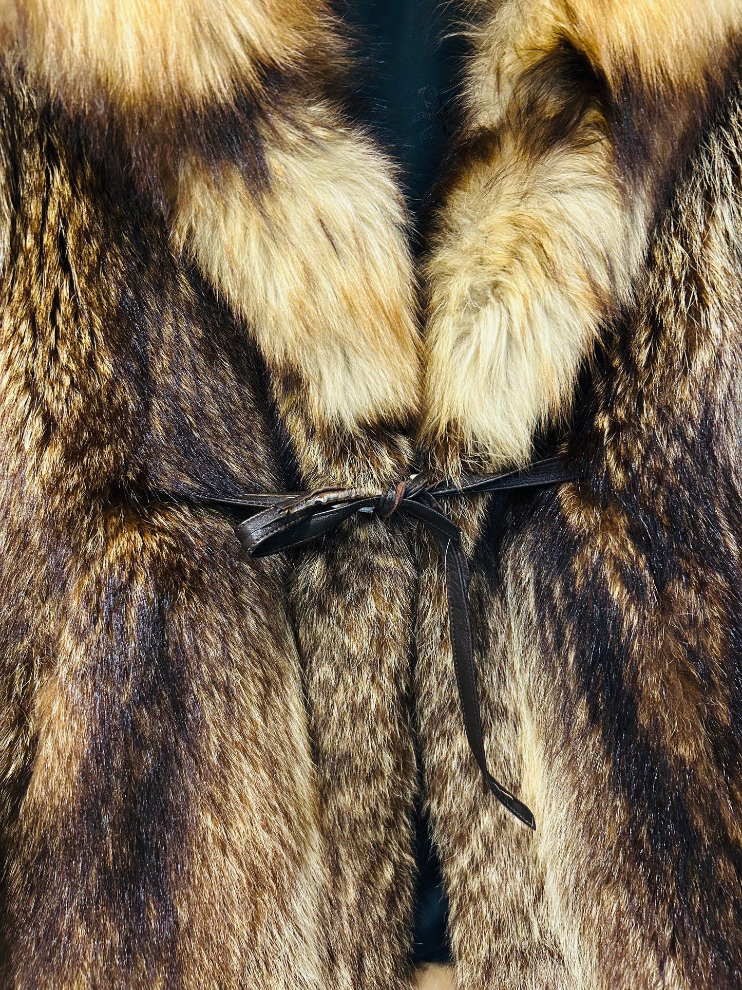 Vintage Collar Fur Coat