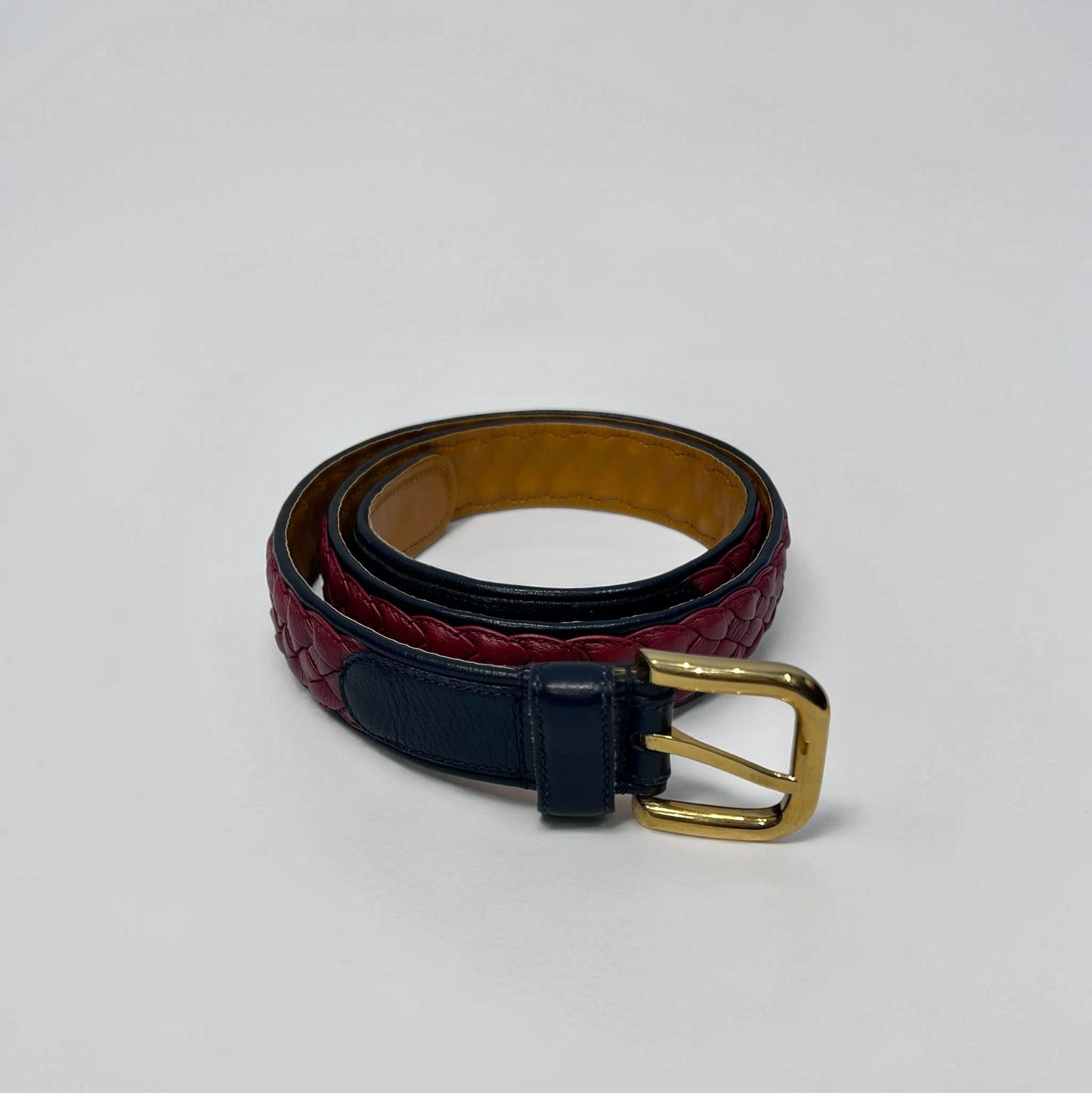 Vintage Givenchy Braided Leather Belt| Late 90s