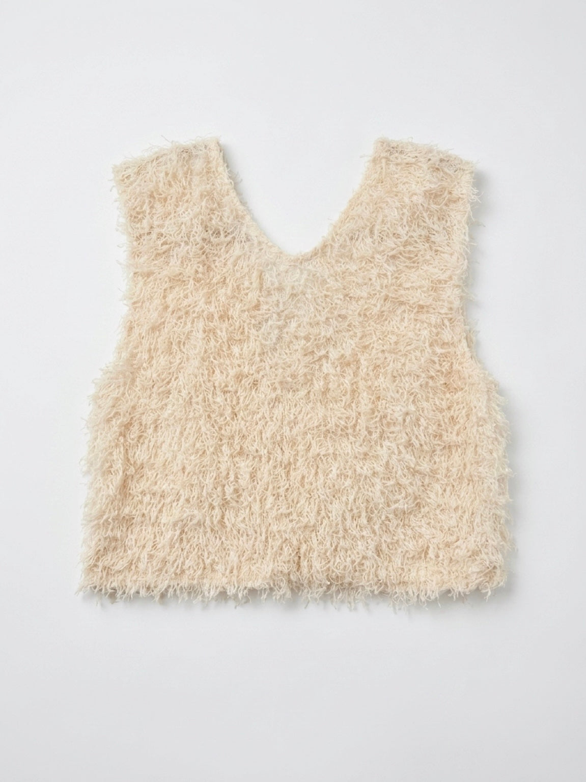 Vintage Handmade Shag Knit Top |Early 2000s
