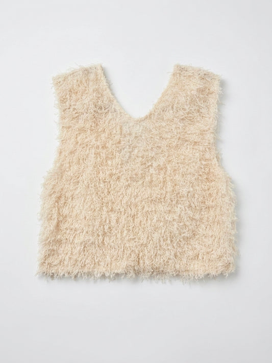 Vintage Handmade Shag Knit Top |Early 2000s