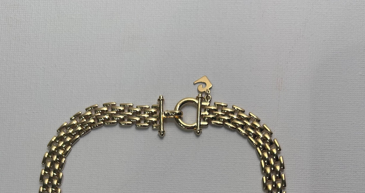 Vintage Pierre Cardin Gold Chain Necklace