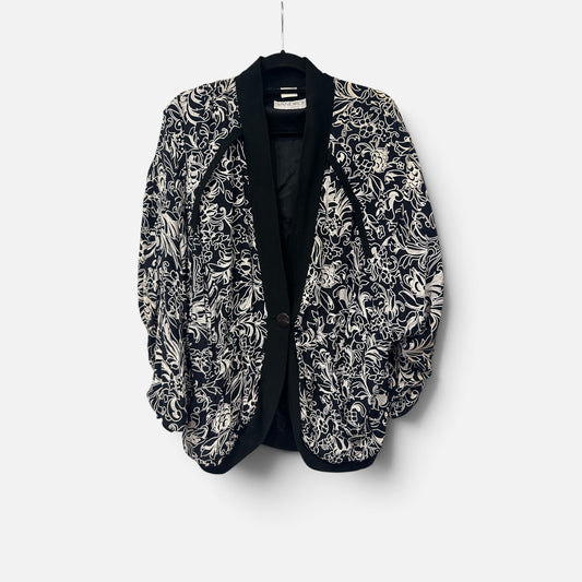 Vintage Sandro Floral Print Viscose Jacket| Early 2000s