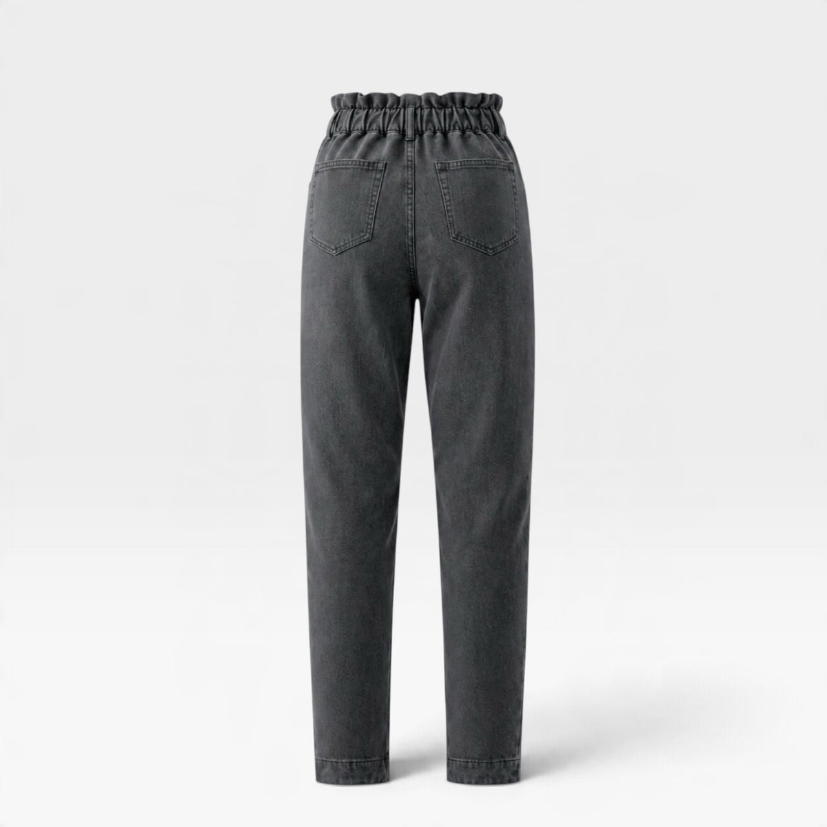 Magali Pascal High-Waisted Washed Black Jeans