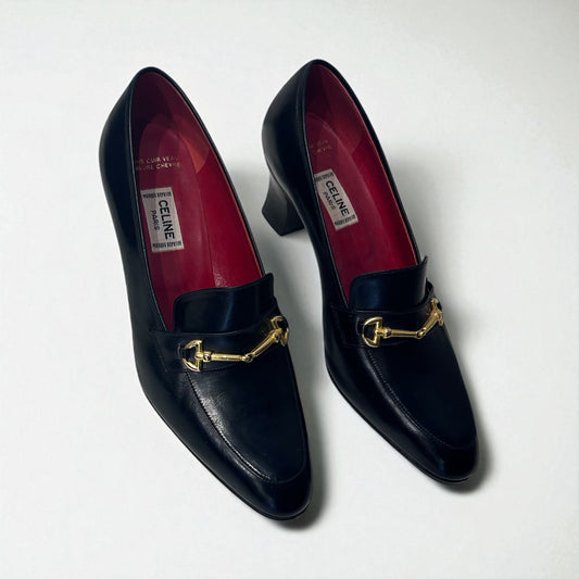 Vintage Celine Horsebit Loafers