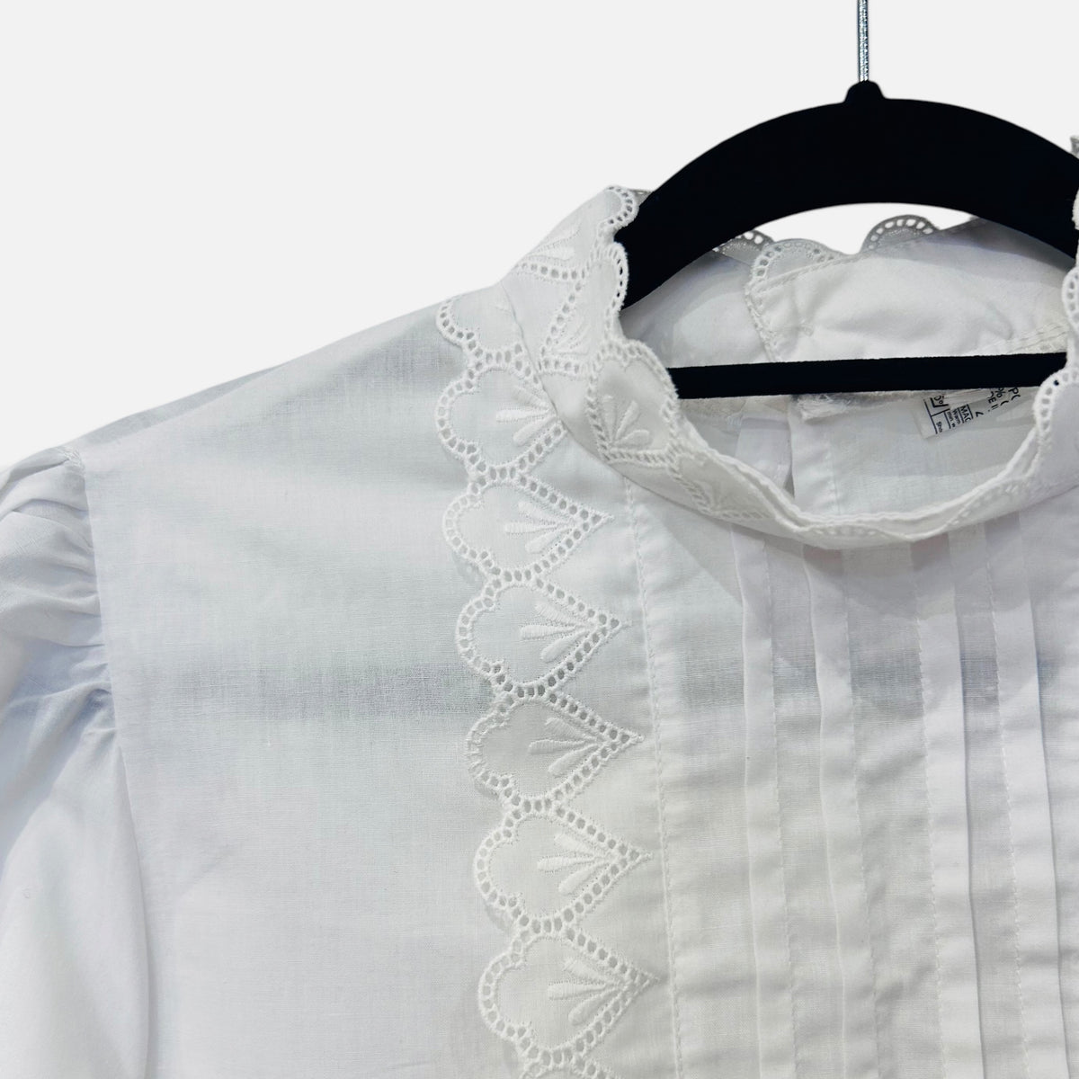 Vintage White Lace Blouse|1990s