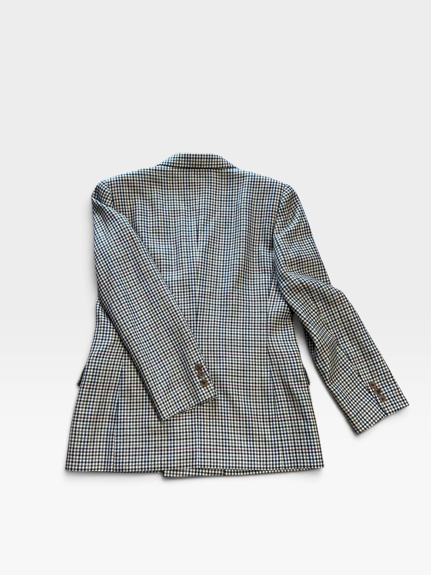 Vintage Burberrys Double-Breasted Check Blazer|1990s