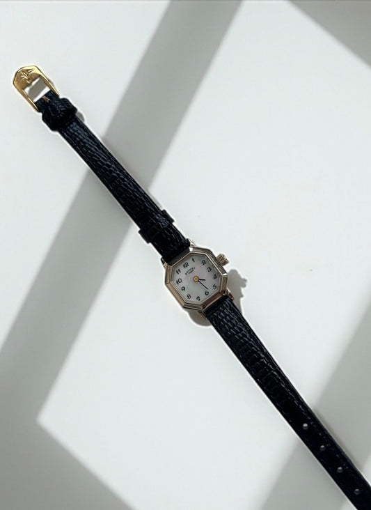 Vintage Rotary Mother Of Pearl Hand Watch