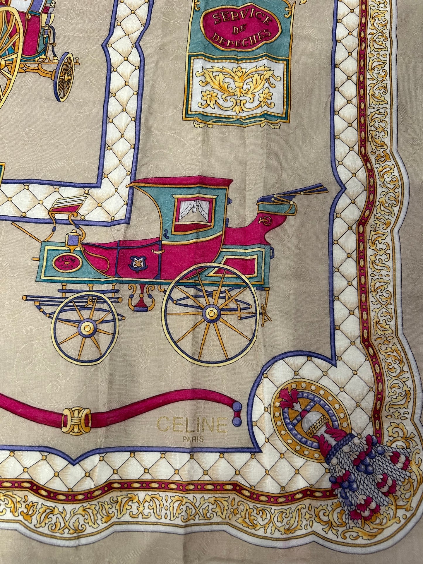 Vintage Celine Handkerchief