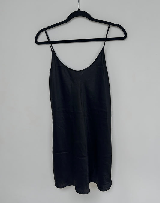 La Perla 100% Silk Black Slip Dress