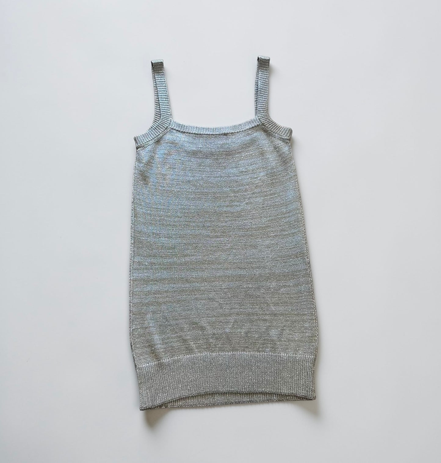 Vintage Dolce & Gabbana Metallic Knit Top| 2000׳s