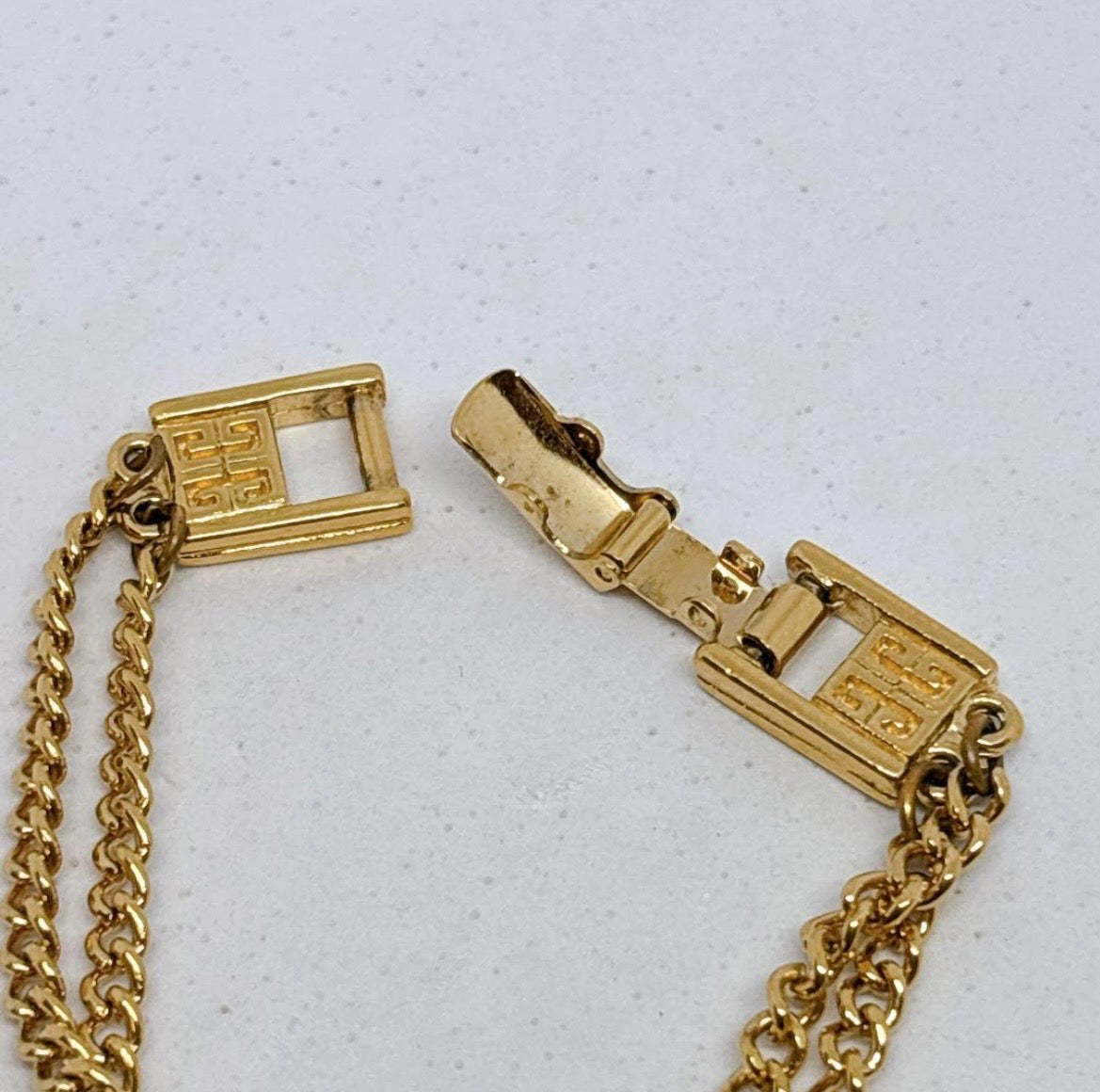 Vintage Givenchy Gold-Plated Chain Bracelet | 1990s