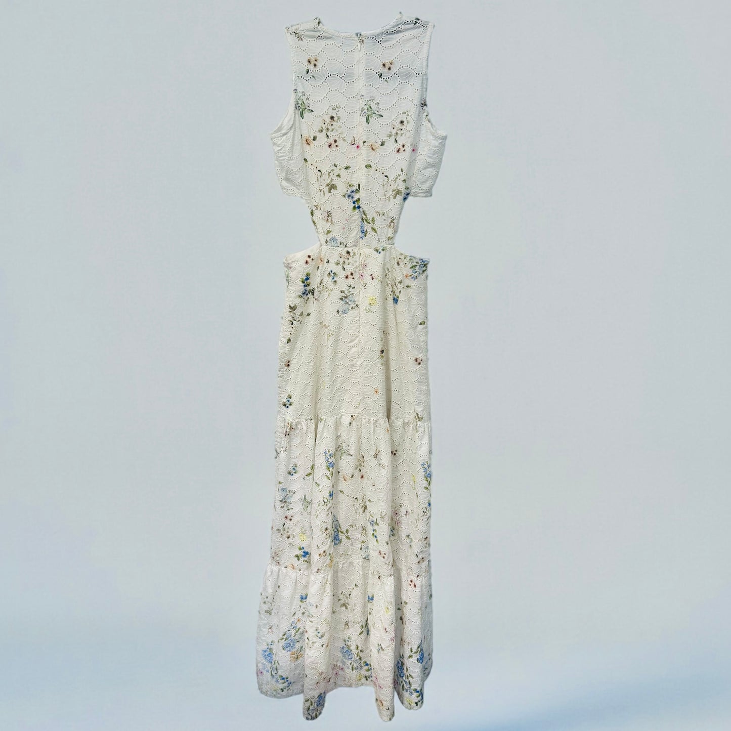 Parlez de Vous Floral Lace Cut-Out Maxi Dress
