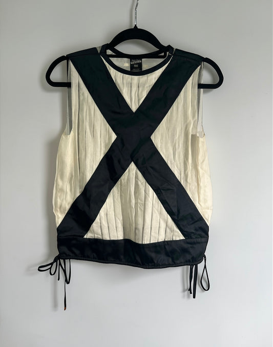 Jean Paul Gaultier FEMME Silk Top – Runway Piece |2000