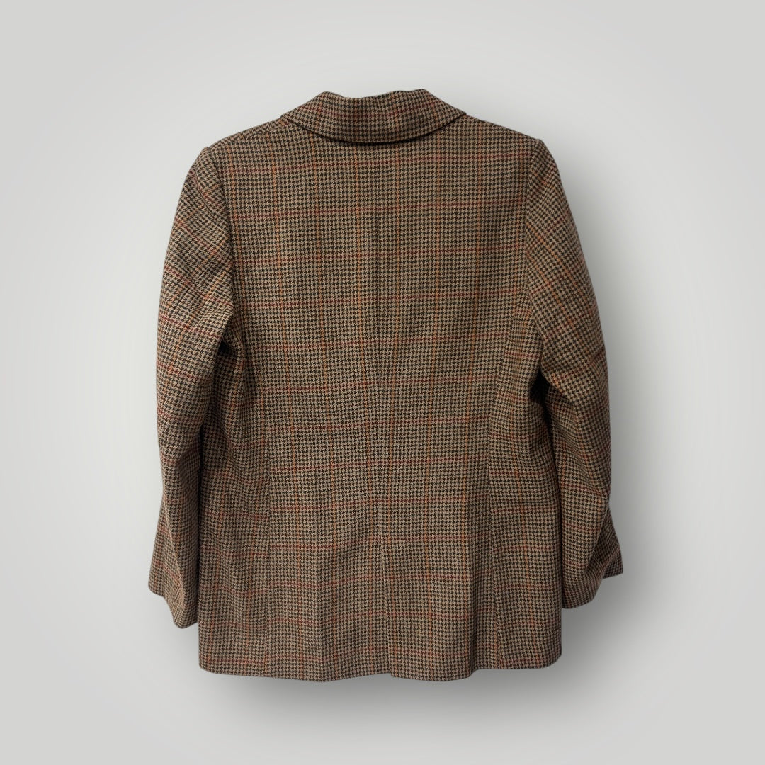 MOUSSY Check Blazer – Wool Blend