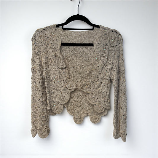 Vintage Hand Made Crochet Cardigan
