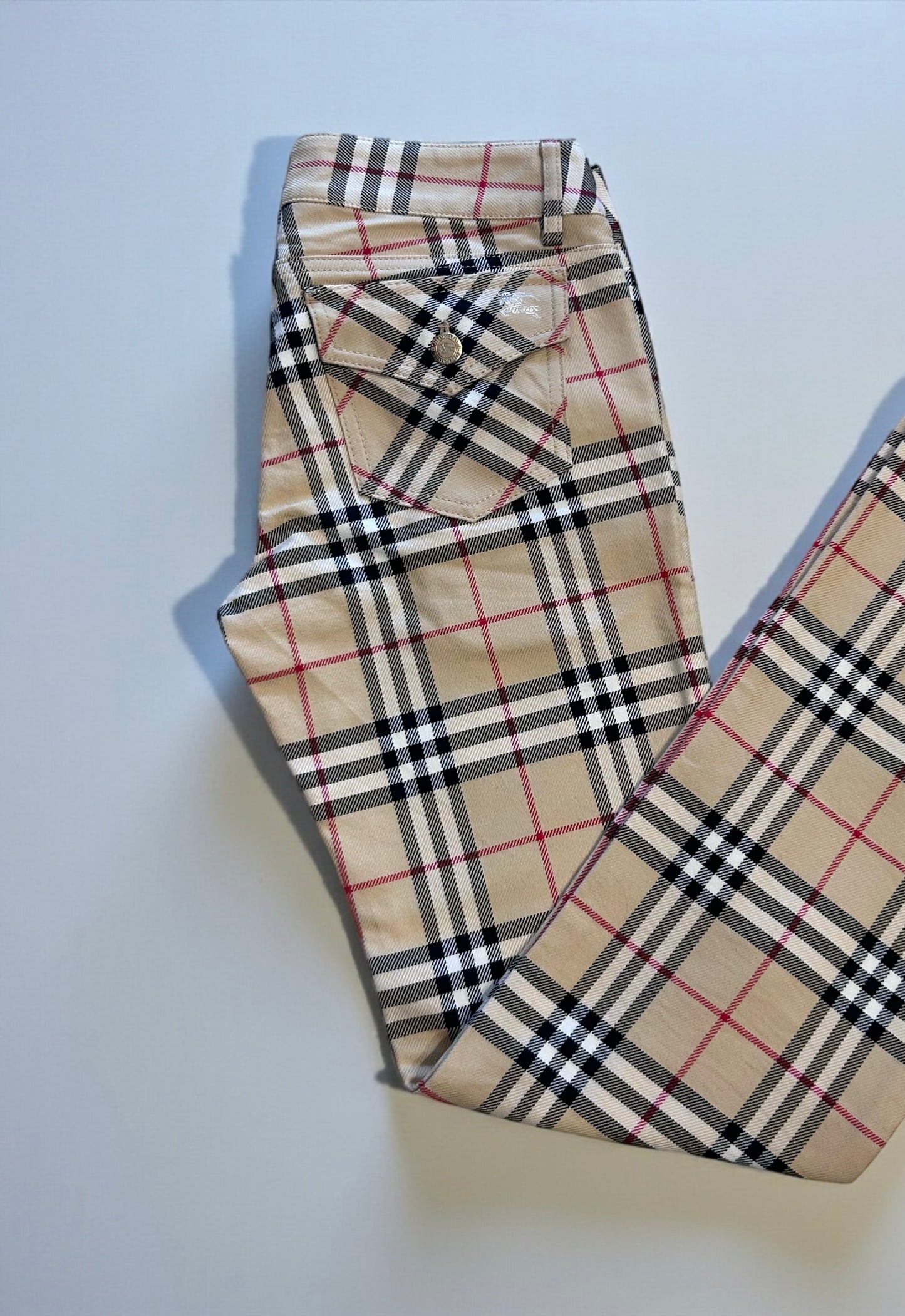 Vintage Burberry Blue Label Check Pants