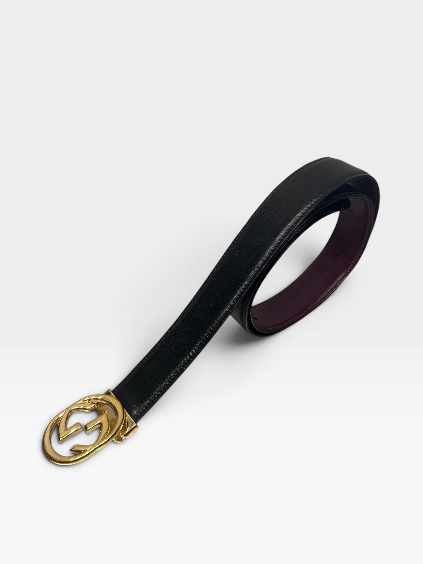 Vintage Gucci Reversible Leather GG Belt | Early 2000s
